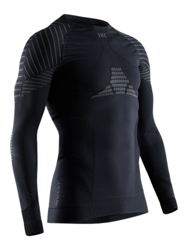 Koszulka termoaktywna męska z długim rękawem X-Bionic Invent 4.0 czarna