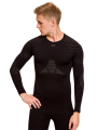 Koszulka termoaktywna męska z długim rękawem X-Bionic Invent 4.0 czarna