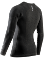 Koszulka termoaktywna męska z długim rękawem X-Bionic Symbio Merino czarna