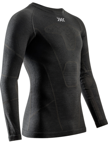 Koszulka termoaktywna męska z długim rękawem X-Bionic Symbio Merino czarna
